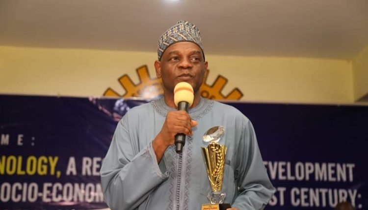 Executive Secretary, TETFund, Arc. Sonny Echono Receives Award of Excellence at the 5th National Delegates Conference of NAAT at the University of Abuja