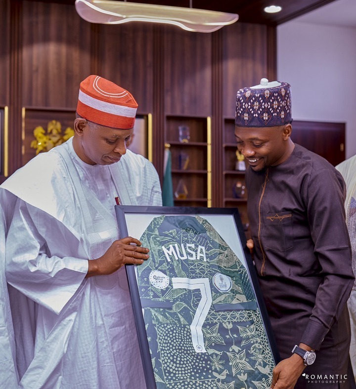 Ahmed Musa Reacts To Video Of Him Refusing To Shake Hands With Kano Gov, Abba Yusuf