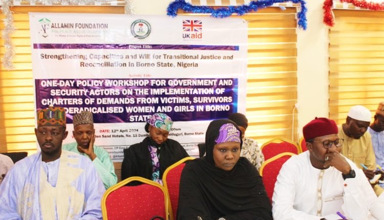 Boko Haram: Stakeholders call for implementation of demands of victims of insurgency in Borno