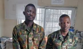 Two Nigerian soldiers arrested for stealing armoured cables