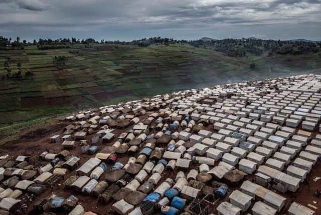 Nine killed in strike on displacement camp in eastern Congo