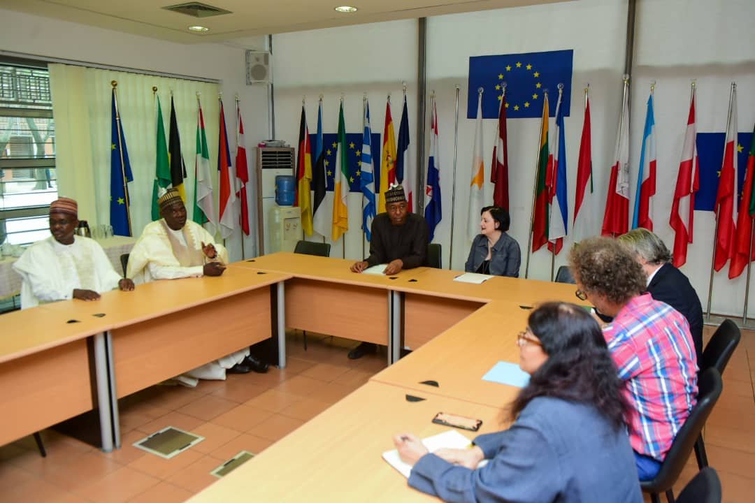 Abuja: Zulum meets EU ambassador, UNHCR rep to Nigeria