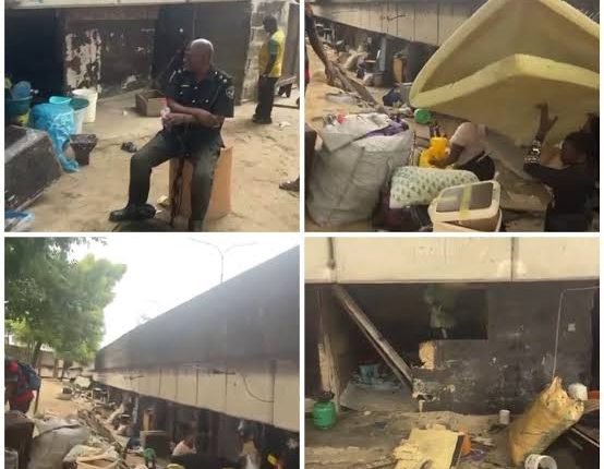 Lagos under bridge with 86 rooms, where tenants pay N250,000 annually revealed 