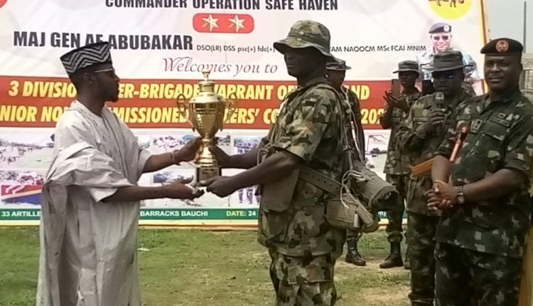33 Artillery Brigade emerges winner of inter-brigade competition in Bauchi