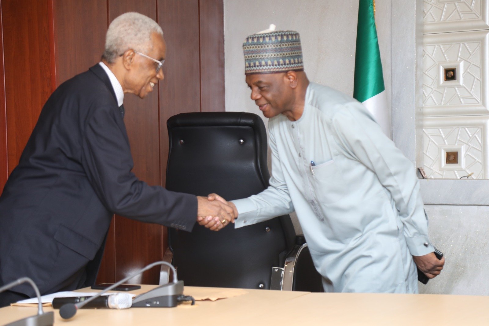 PHOTO NEWS: The Chairman Board of Trustees, President and other Fellows of the Nigerian Academy of Medicine paid an appreciation visit to Tetfund