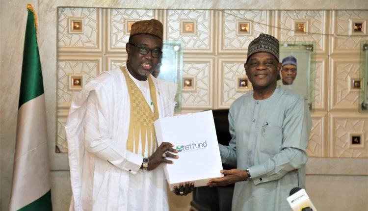 PHOTO NEWS: The Computer Professionals Registration Council of Nigeria were at Tetfund to lend support for the transforming education initiatives by leveraging ICT.