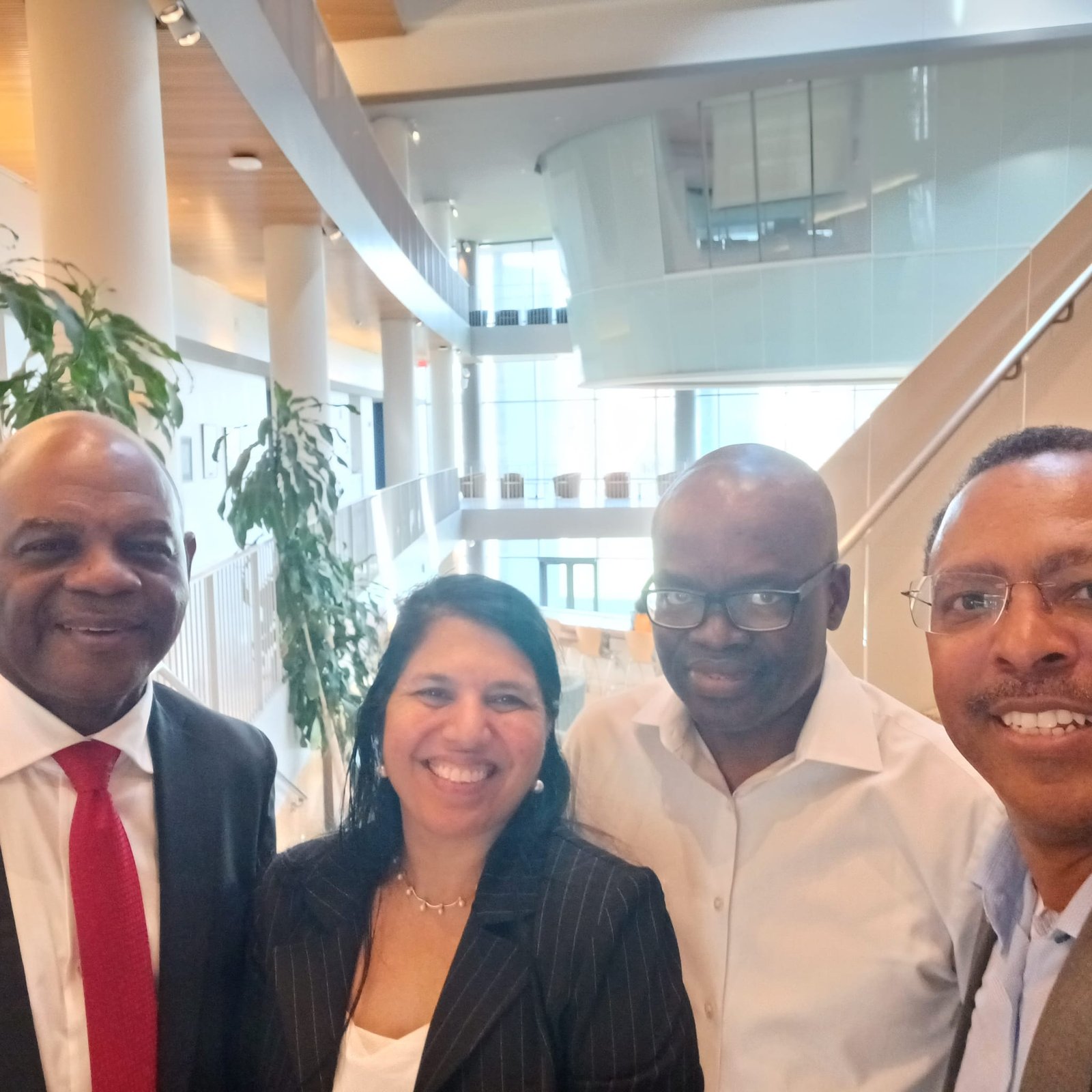 PHOTO NEWS: ES Tetfund, Arc Sonny Echono paid a courtesy visit to President David Wilson after a productive meeting with Tetfund scholars at Morgan State University
