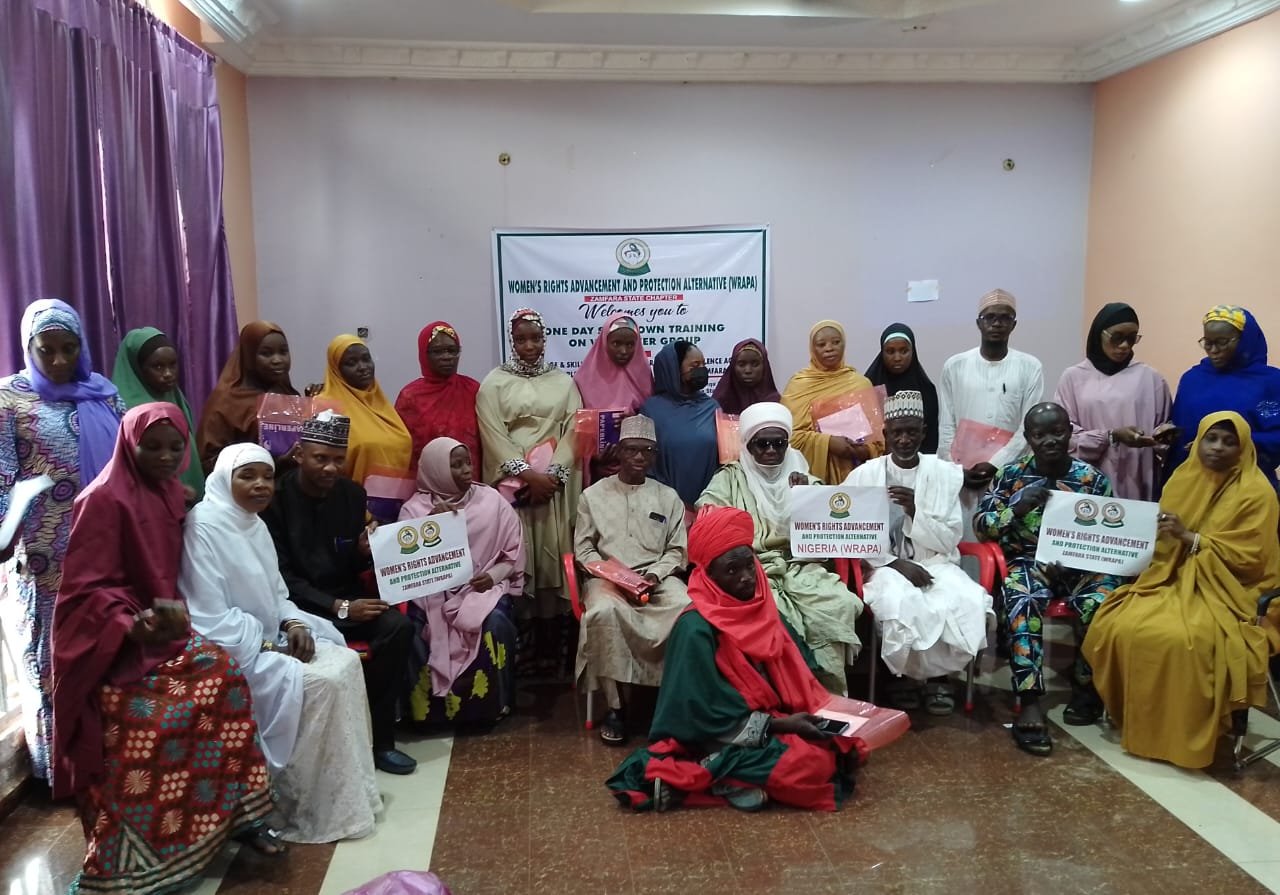 Women’s rights: WRAPA inaugurates volunteer group in Zamfara