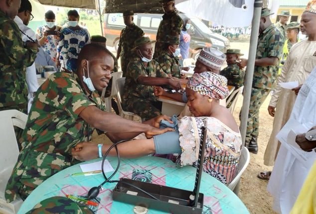 Over 100 residents benefit from Nigerian Army free medical outreach