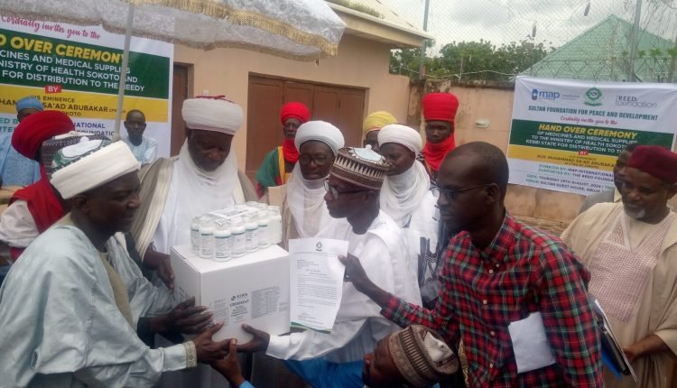Sultan Foundation donates drugs worth N1.7bn to Sokoto, Kebbi