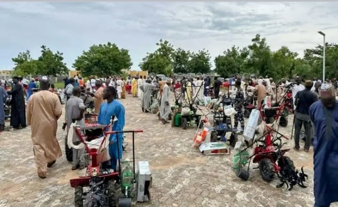 Yobe Govt. Distributes Multi-billion Naira Agricultural Empowerment Equipment Free To Farmers