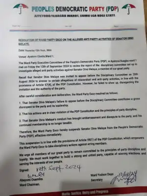 BREAKING: PDP Suspends Dino Melaye Over Alleged Anti-Party Activities