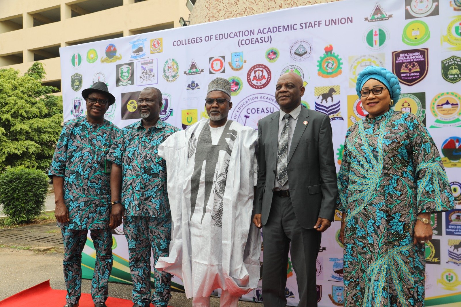 PHOTO NEWS: Echono and others Conferment of Legacy Award for Education Advancement and  Induction into COEASU Hall of Fame