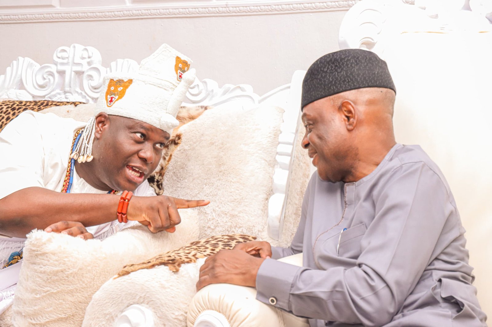 PHOTO NEWS: Courtesy visit to His Imperial Majesty, the Ooni of Ife