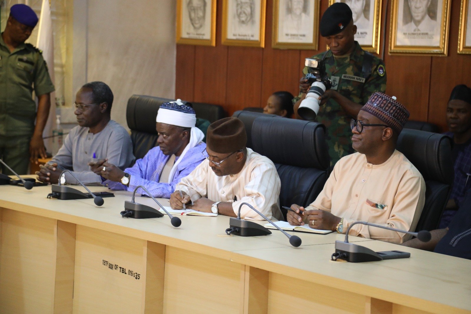 PHOTO NEWS: The Chief of Defence Staff, was at Tetfund today for strategic engagement.