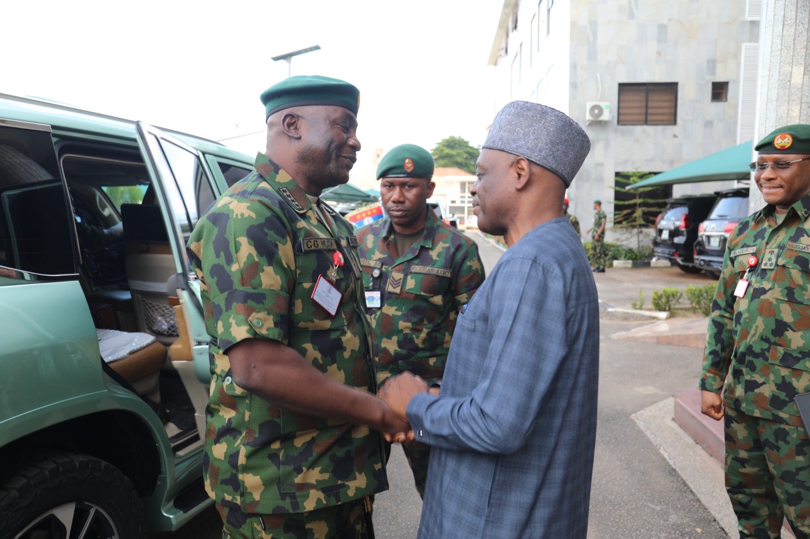 PHOTO NEWS: The Chief of Defence Staff, was at Tetfund today for strategic engagement.
