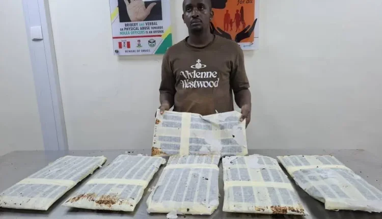 NDLEA arrests Thailand returnee with N3.1bn heroin at Lagos airport