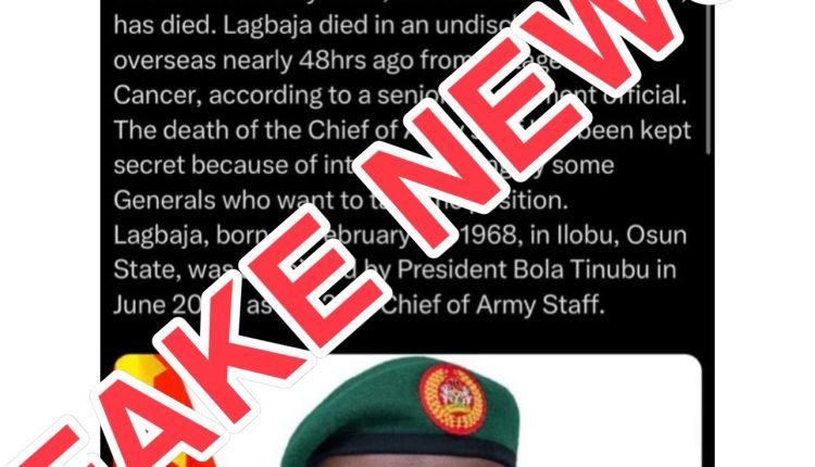 Taoreed Lagbaja is alive – Army