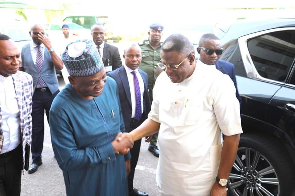 PHOTO NEWS: Governor Otu of Cross River State, was at Tetfund on Wednesday, for strategic engagement