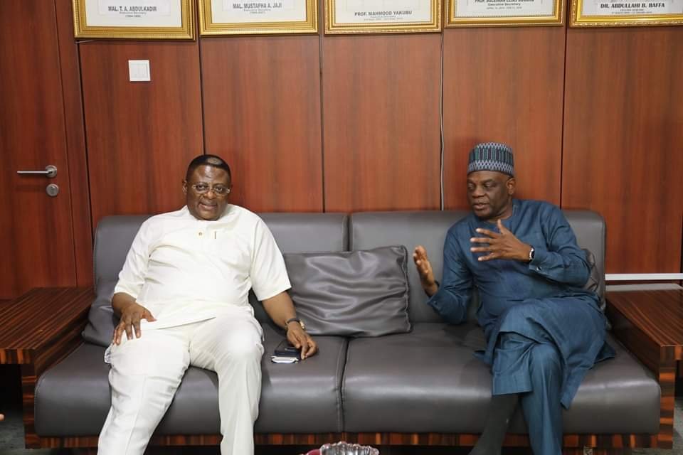 PHOTO NEWS: Governor Otu of Cross River State, was at Tetfund on Wednesday, for strategic engagement