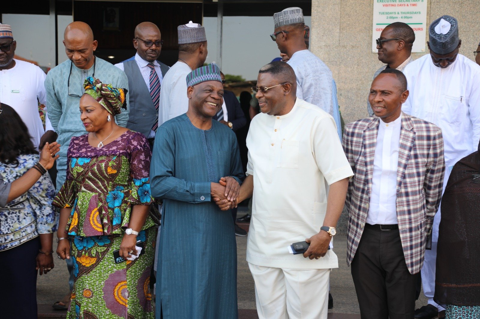 PHOTO NEWS: Governor Otu of Cross River State, was at Tetfund on Wednesday, for strategic engagement