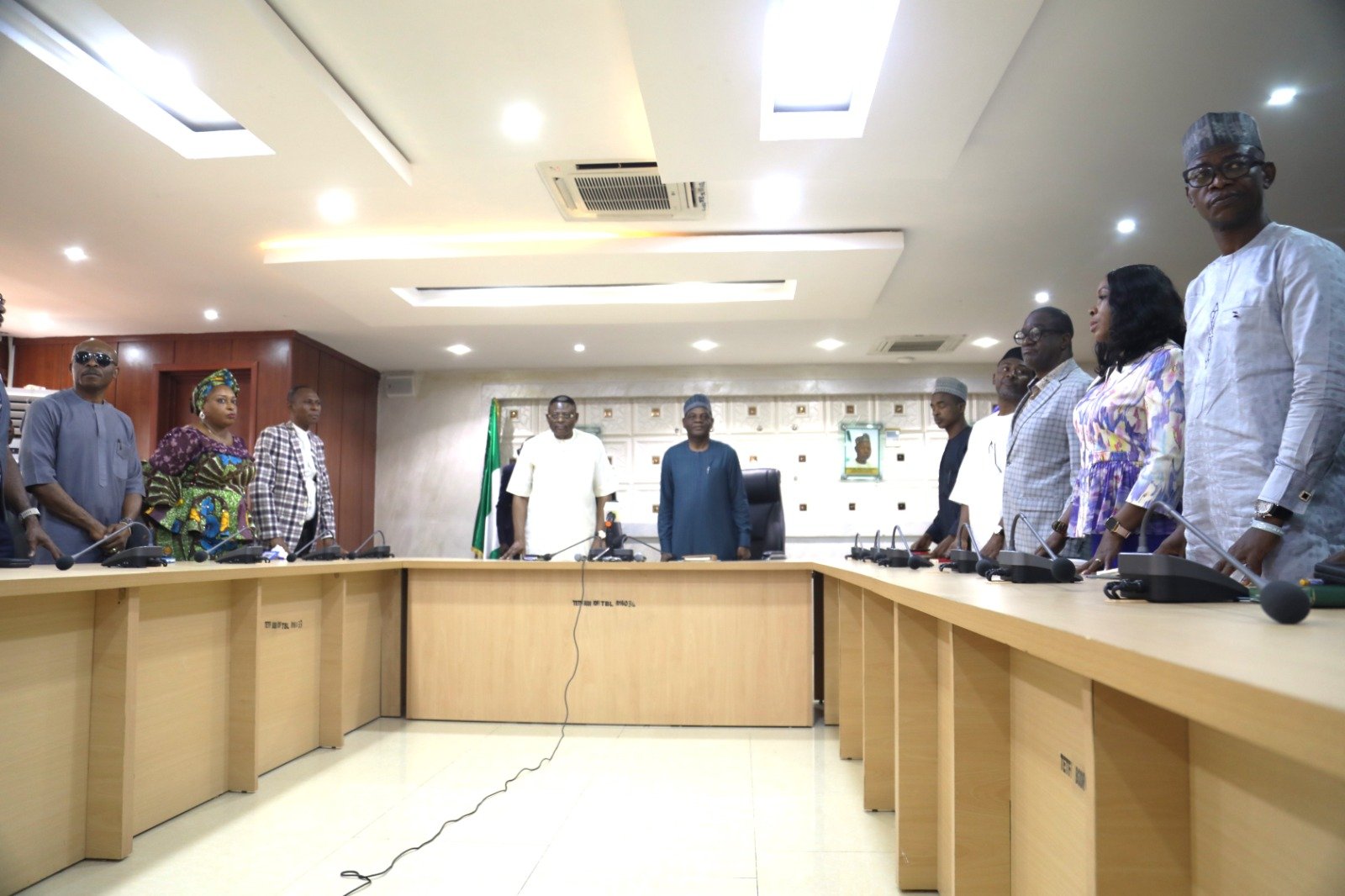 PHOTO NEWS: Governor Otu of Cross River State, was at Tetfund on Wednesday, for strategic engagement