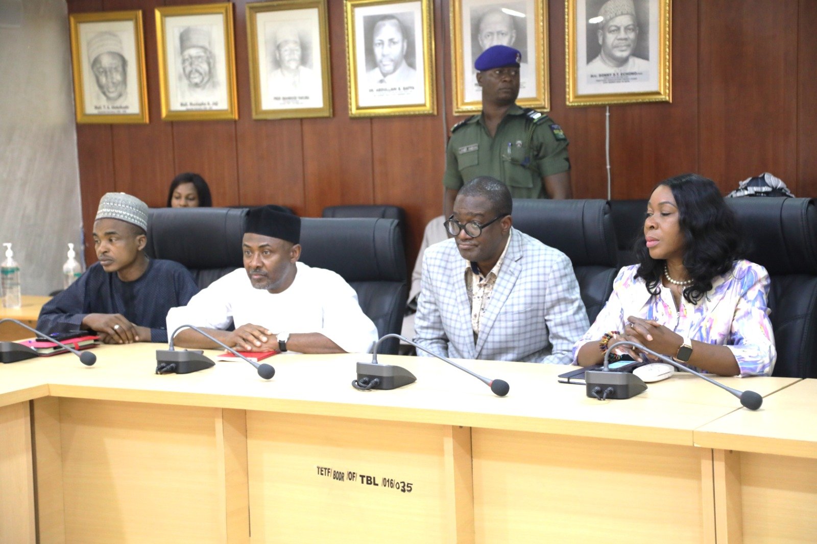 PHOTO NEWS: Governor Otu of Cross River State, was at Tetfund on Wednesday, for strategic engagement