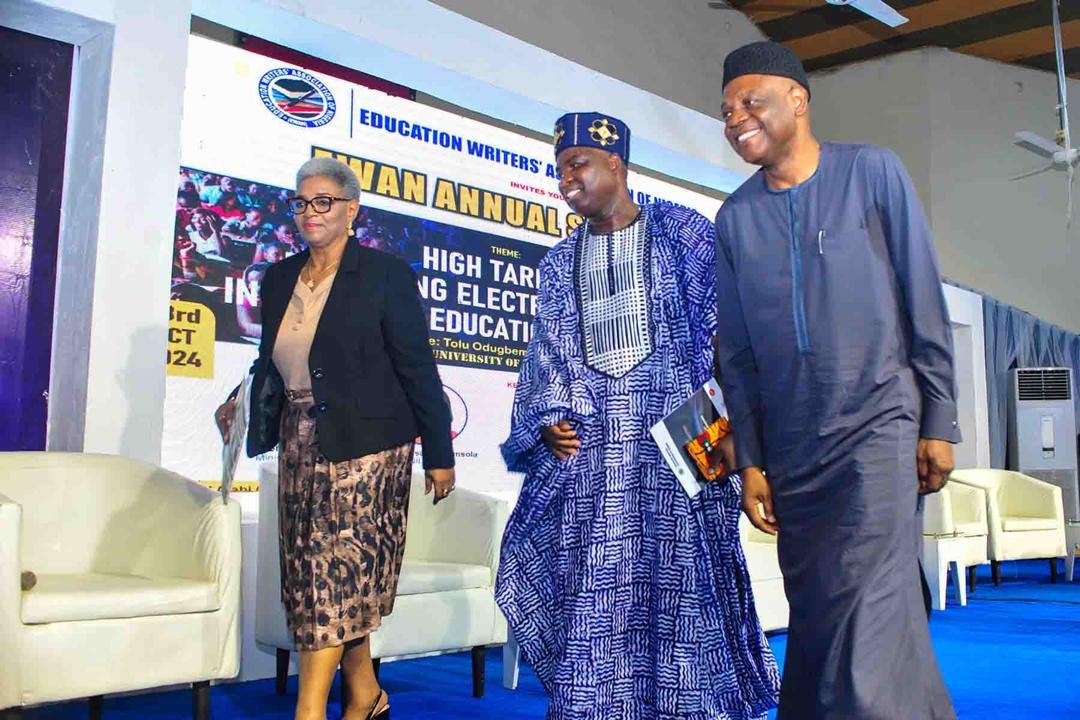 Another award for the ES, Tetfund, Arc. Sonny Echono by the Education Writers Association of Nigeria (EWAN)