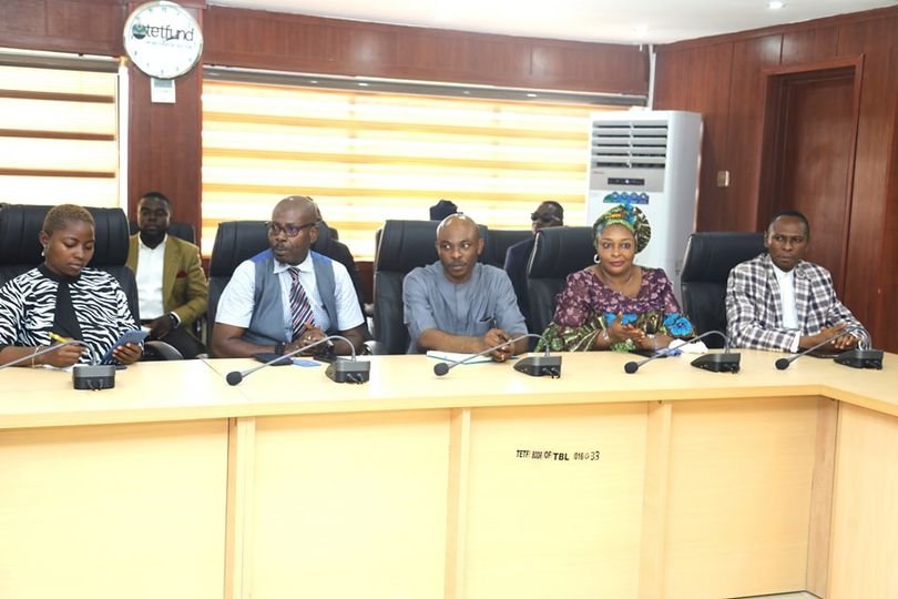 PHOTO NEWS: Governor Otu of Cross River State, was at Tetfund on Wednesday, for strategic engagement