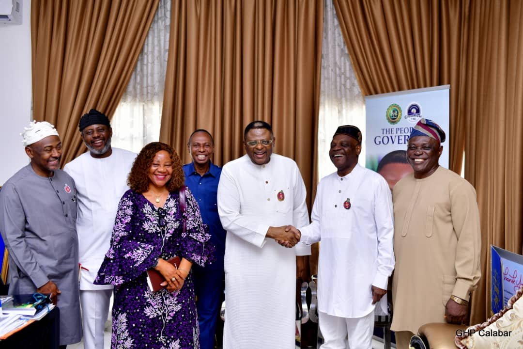 PHOTO NEWS: TETFund Boss Paid a Courtesy visit to the Governor of Cross River, Sen. Bassey Otu at Govt. House, Calabar.