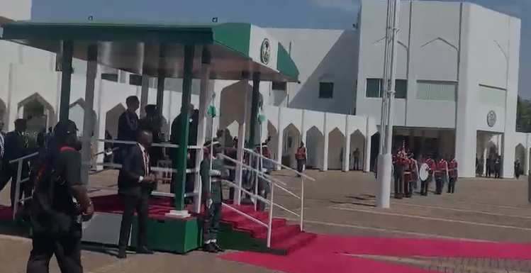 PHOTOS NEWS: German President Arrives State House