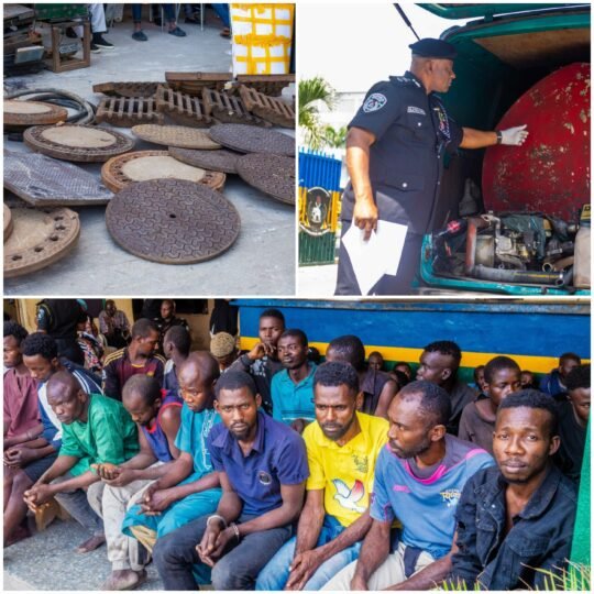 50 in police net over manhole cover vandalism in Abuja