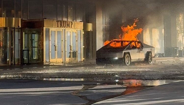 FBI investigating whether terrorism behind Tesla truck explosion