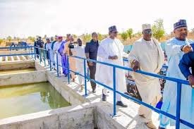 Gov. Buni inaugurates 243 million litres’ water treatment plant