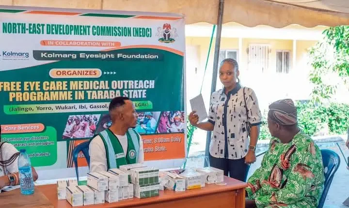 NEDC, Kolmarg Foundation’s free eye care benefits 2,295 in Taraba