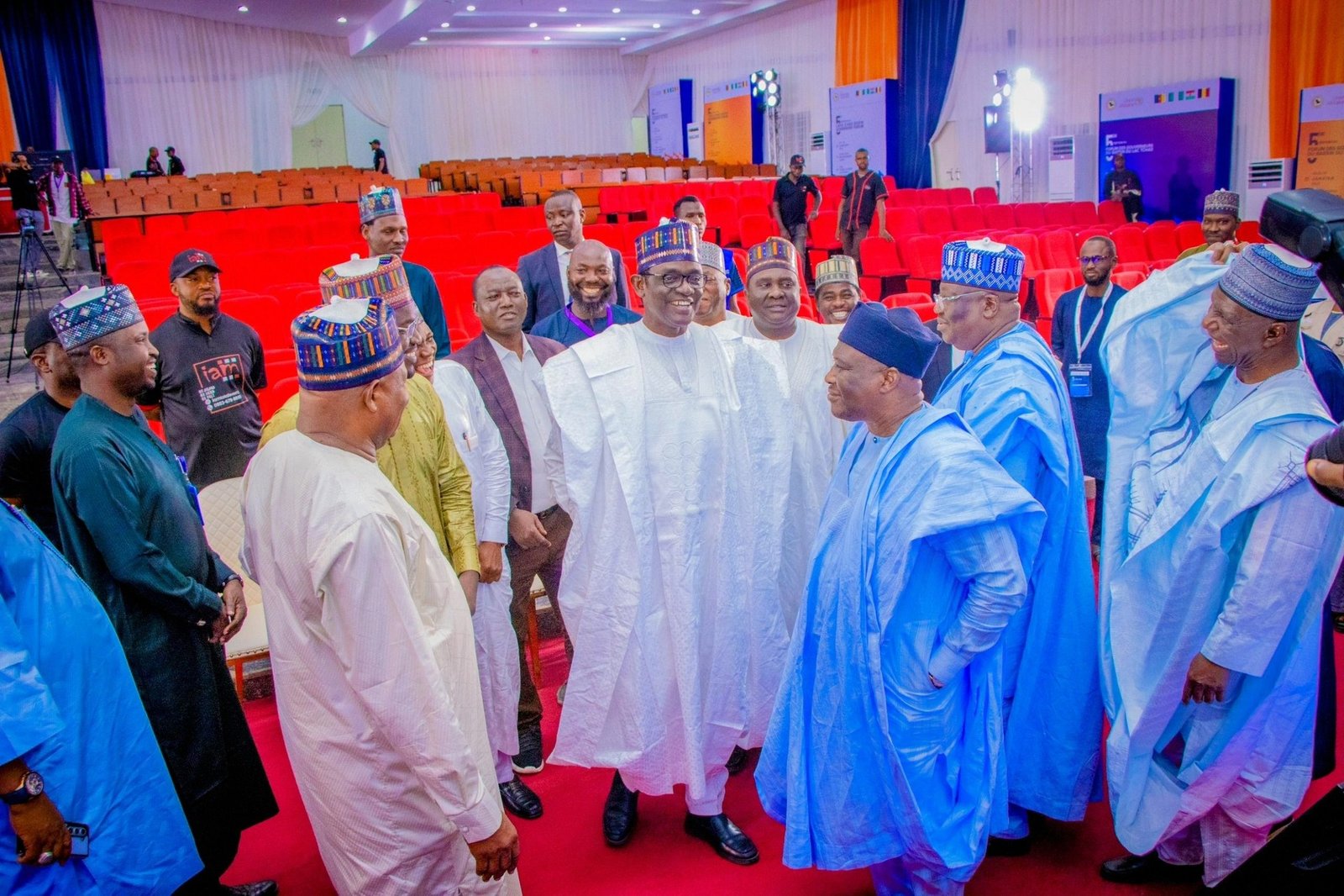 PHOTO NEWS: Gov. Buni meet V. P.Shettima Ahead of tomorrow's Lake Chad Basin Governors' Forum Meeting