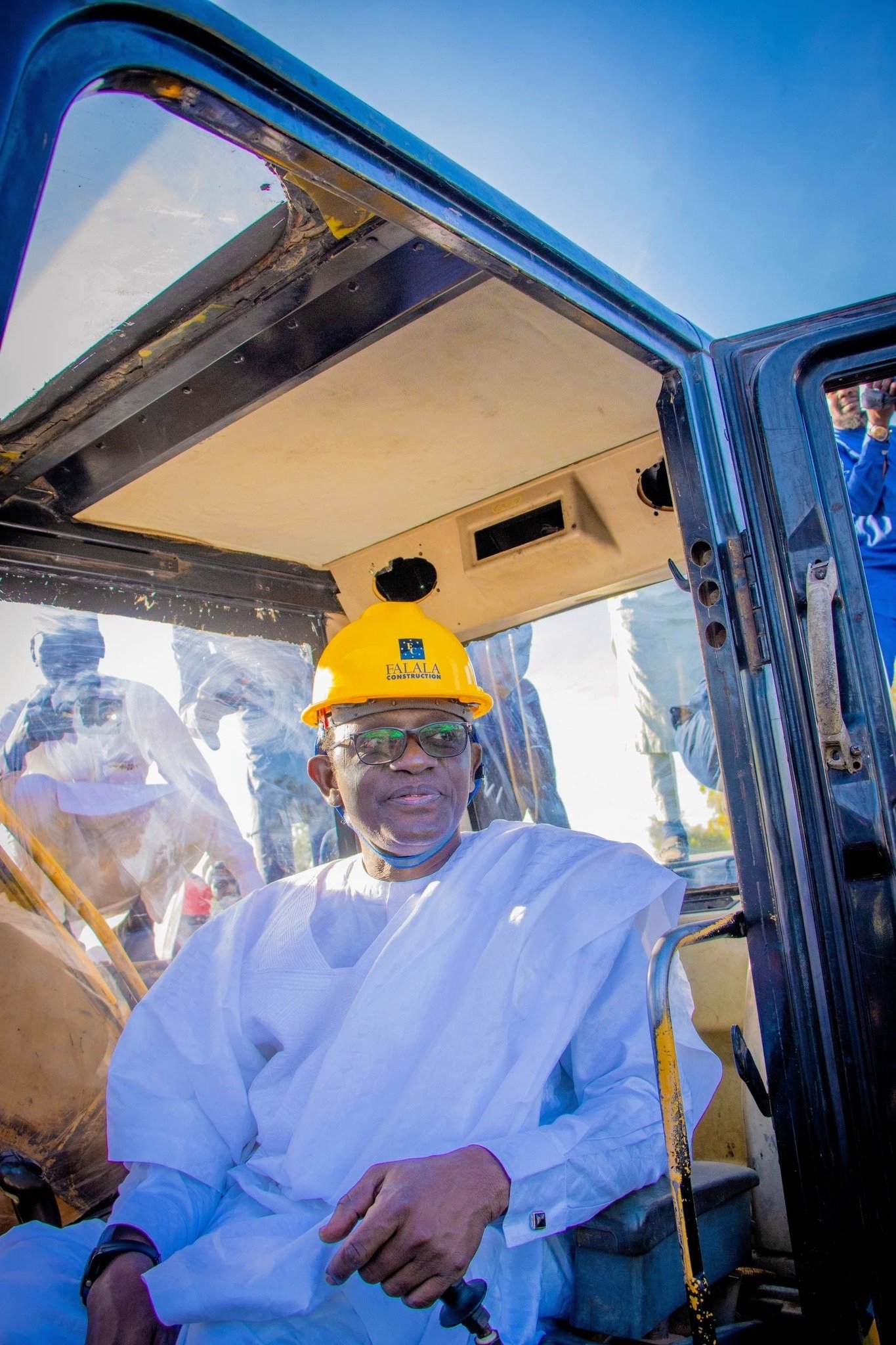 He recently, Flaged off Construction of Buni Yadi/Damaturu Flood /Erosion Control Project