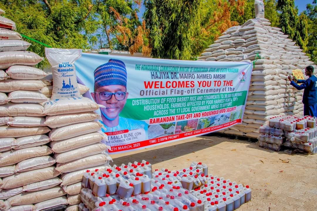 Yobe Governor Launches Massive Ramadan Food Distribution