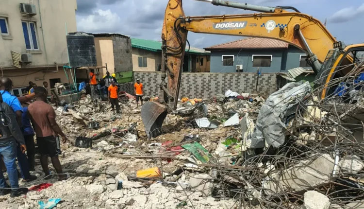 Lagos building collapse: Death toll rises to 7