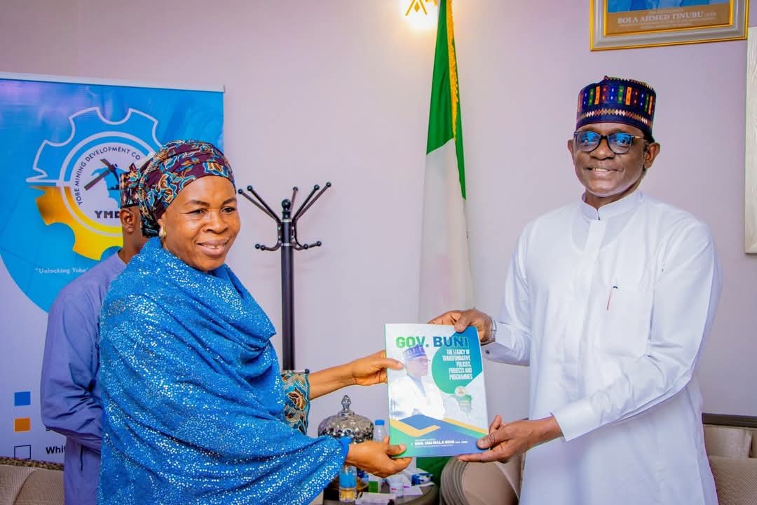 Yobe State Governor, Mai Mala Buni, Receives Blueprint Newspaper's "Health Gov." Award