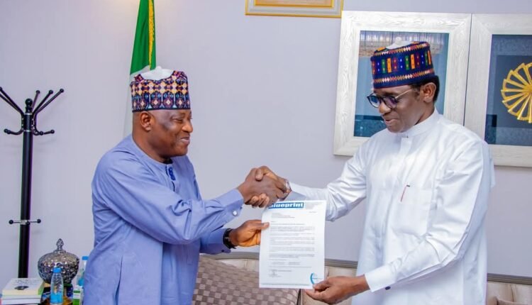 Yobe State Governor, Mai Mala Buni, Receives Blueprint Newspaper's "Health Gov." Award
