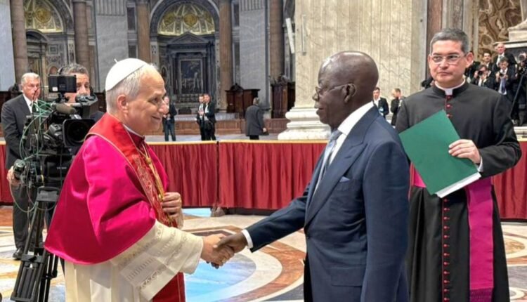 Tinubu Meets Pope Leo XIV At Vatican Mass
