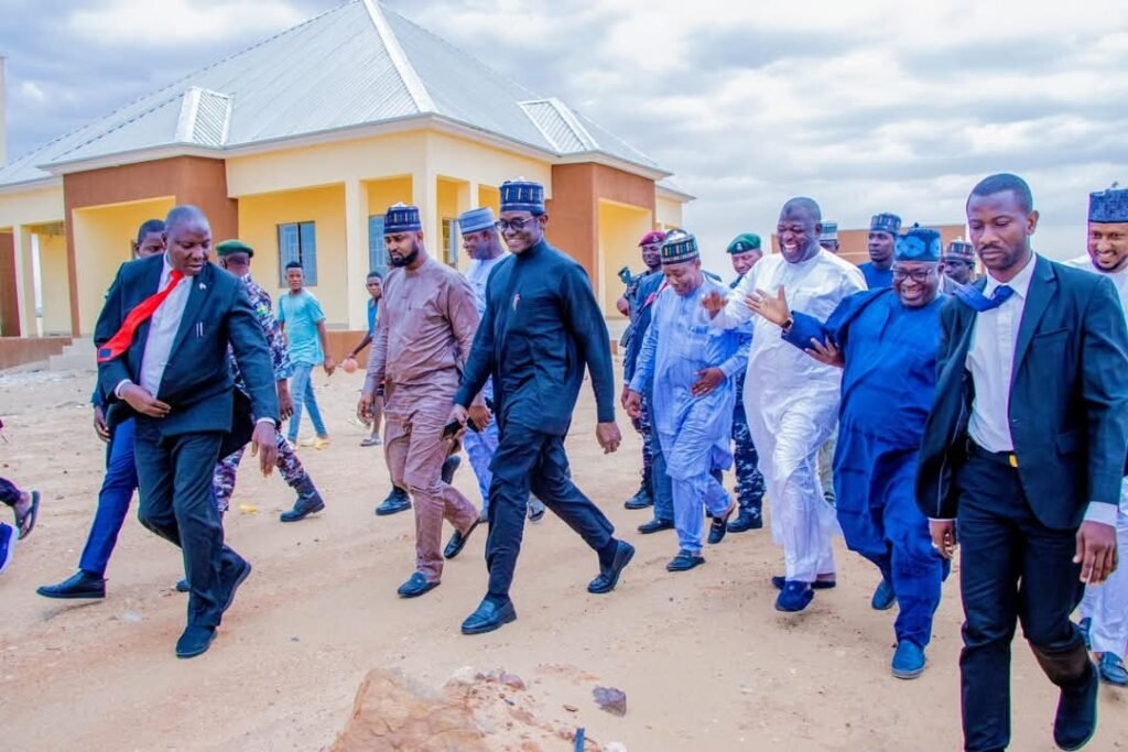 Gov. Buni Inspects Ngalda Modern Market
