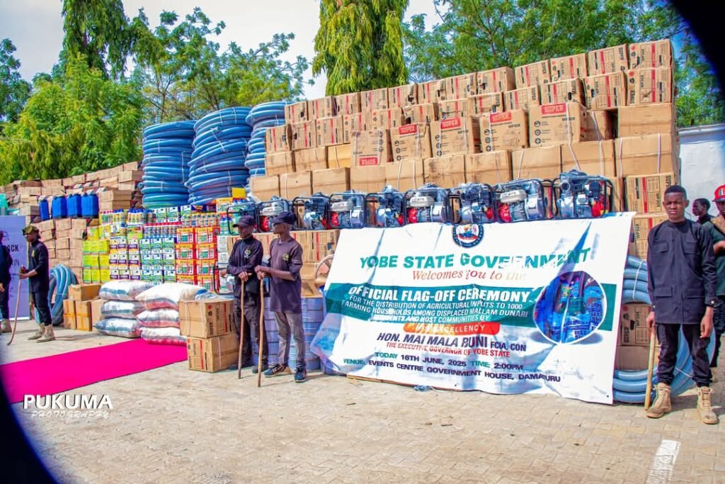 Gov. Buni's Agricultural Initiative Provides Relief and Hope to 1,000 Displaced Households and their Host Communities