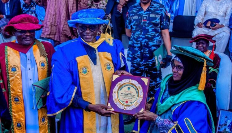 Gashua varsity confers honorary doctorate degrees on Tinubu, Buni, others