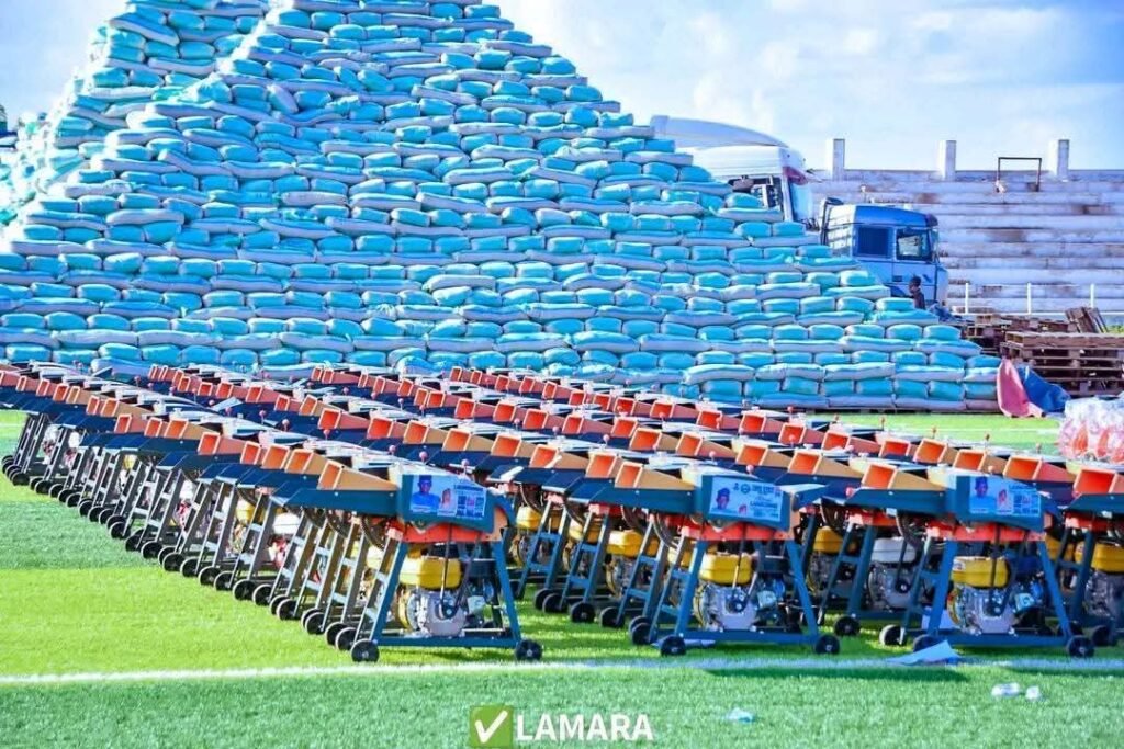Empowerment: Gov. Buni distributes free farm machinery