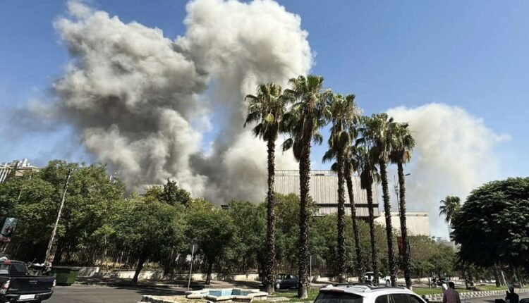 Israel strikes Damascus as fighting rages in southern Syria