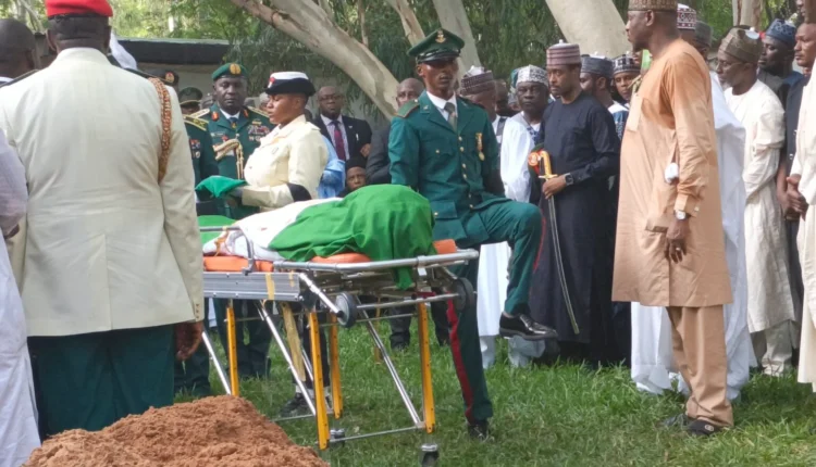 Remains of Buhari buried in Daura amidst tears, prayers 