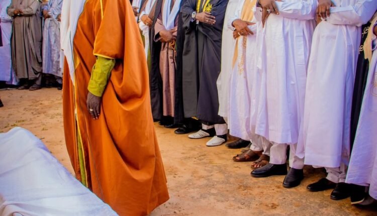 Gov. Buni Led State Delegation To Emir of Gudi's Funeral 