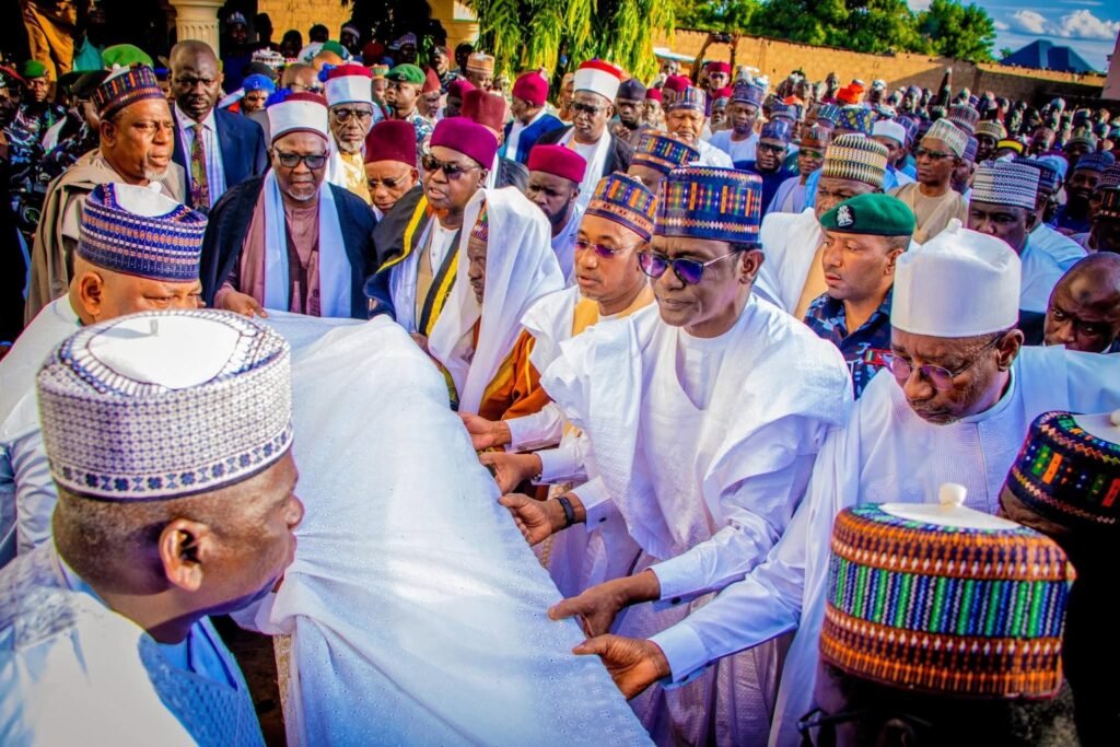 Gov. Buni Led State Delegation To Emir of Gudi's Funeral
